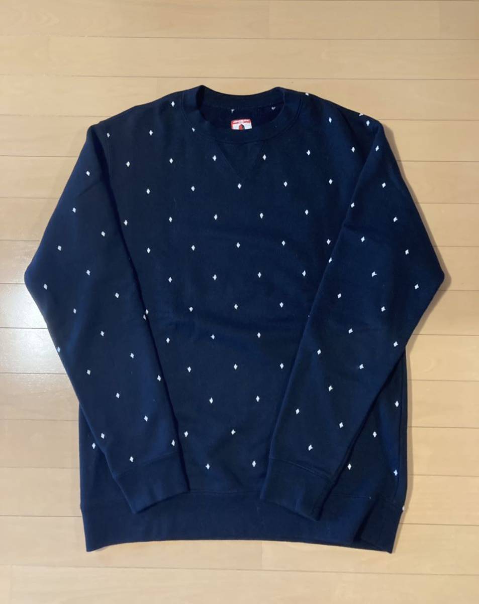 undercover アンダーカバー 02SS HAZE期 ダイヤモンド柄スウェット トレーナー SWEAT THE ILLUSION OF HAZE期 Black ブラック 初期