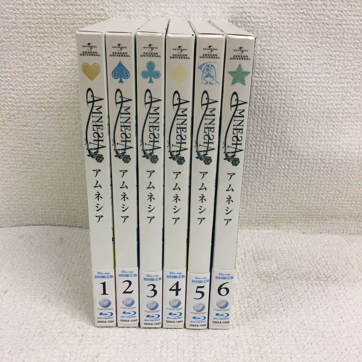Y0802a2 Amnesia アムネシア 初回限定版 Blu Ray Cd 全6巻セット セル版 帯付き ジェネオン アニメ 大橋誉志光 名塚佳織 柿原徹也 他 日本 売買されたオークション情報 Yahooの商品情報をアーカイブ公開 オークファン Aucfan Com