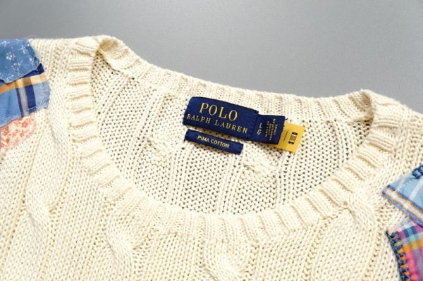 TC7238☆POLO RALPH LAUREN/ポロ ラルフローレン*コットン*パッチ  