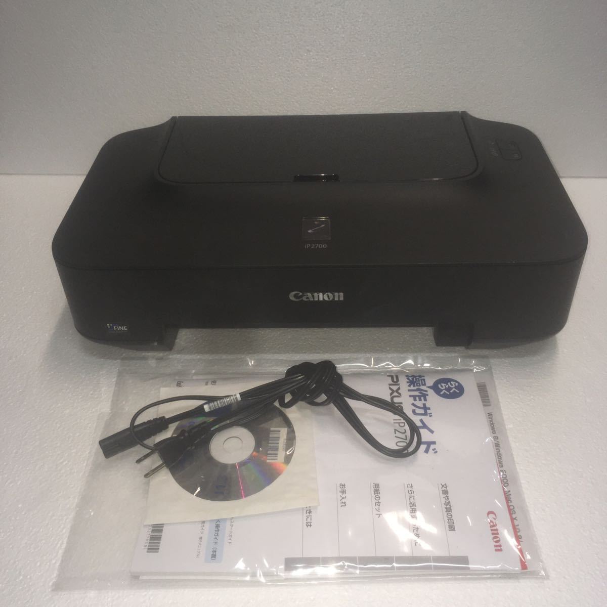 完動品 Canon インクジェットプリンタ PIXUS ip2700 付属品あり Canon
