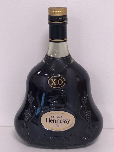 2404】未開栓 Hennessy XO ヘネシーXO 金キャップ 古酒 オールドボトル
