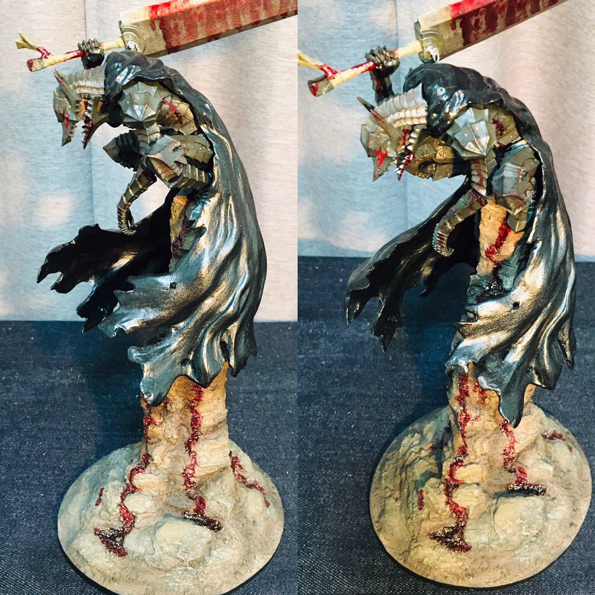 リペイント 狂戦士＆火竜 ベルセルク ART OF WAR 売り切れ フィギュア 