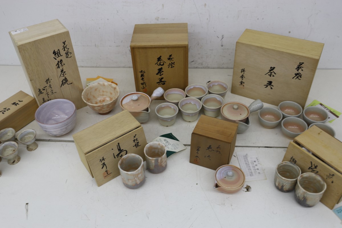萩焼 煎茶器セット 煎茶道具 煎茶器セット 萩焼 坂田泥華 6