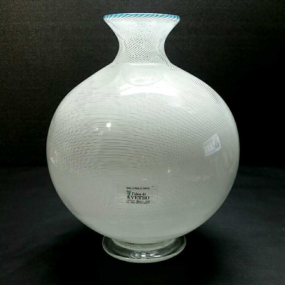 花瓶 MURANO : ITALY ムラノ グリーン ライン Murano | 2026年最新