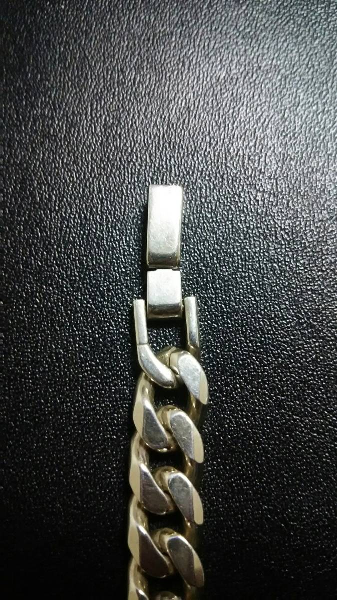シルバー925 喜平ブレスレット Silver925 喜平 純銀 中折式 シルバー925 喜平ブレスレット チェーンブレスレット 幅 more 中