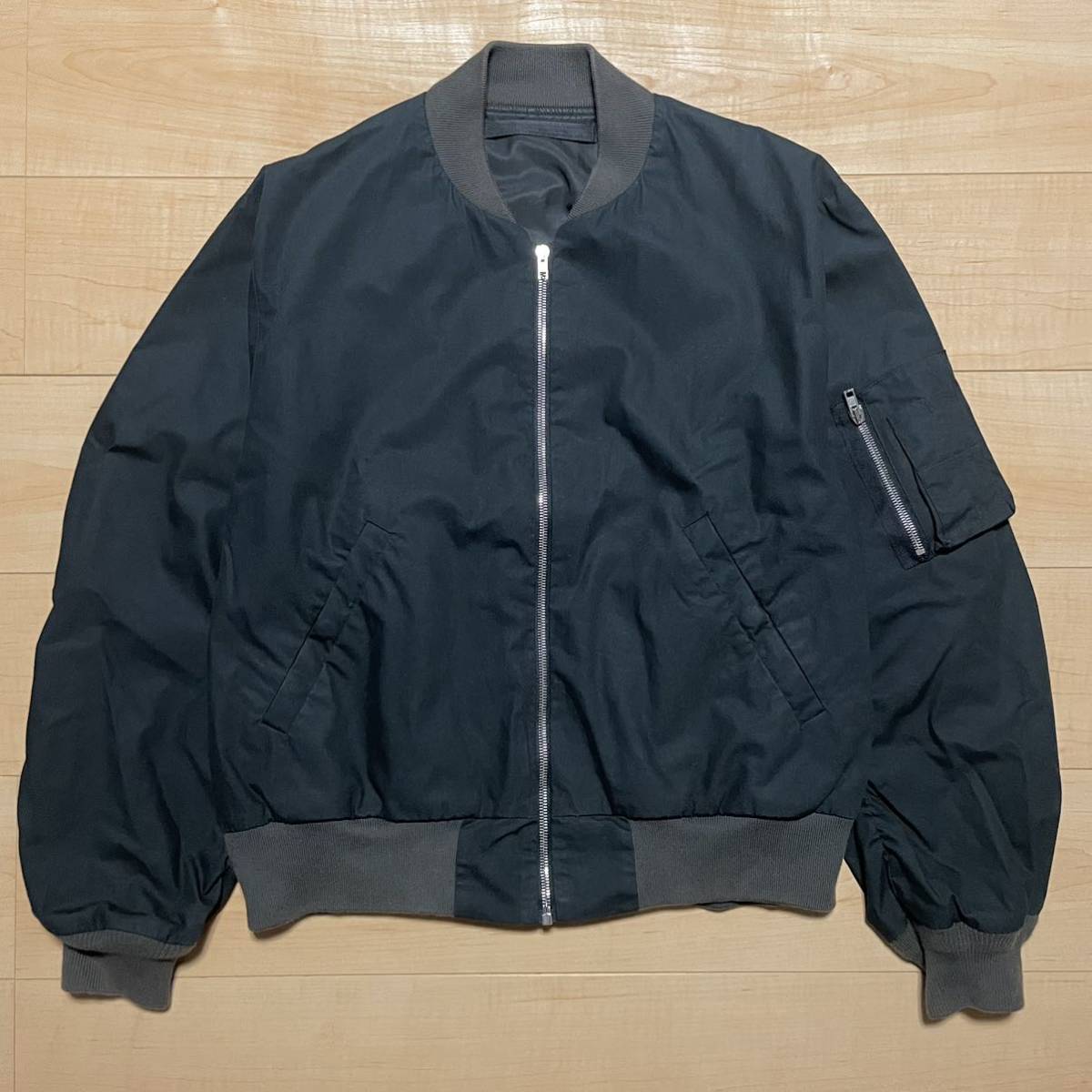 希少 UNUSED WISM別注 MA-1 type JKT ブルゾン アンユーズド サイズ3 