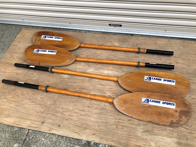 高品質，品質保証 CANOE SPORTS/カヌースポーツ 全長240cm パドル2セット カヤック/ウッドパドル/木製/オール/アウトドア 連結難あり 現状品(パドル)｜売買されたオークション情報、yahooの商品情報をアーカイブ公 パドル