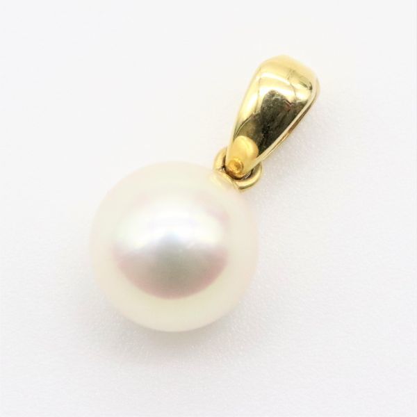 ミキモト パール×K18 ネックレス ペンダントトップ 7.5㎜