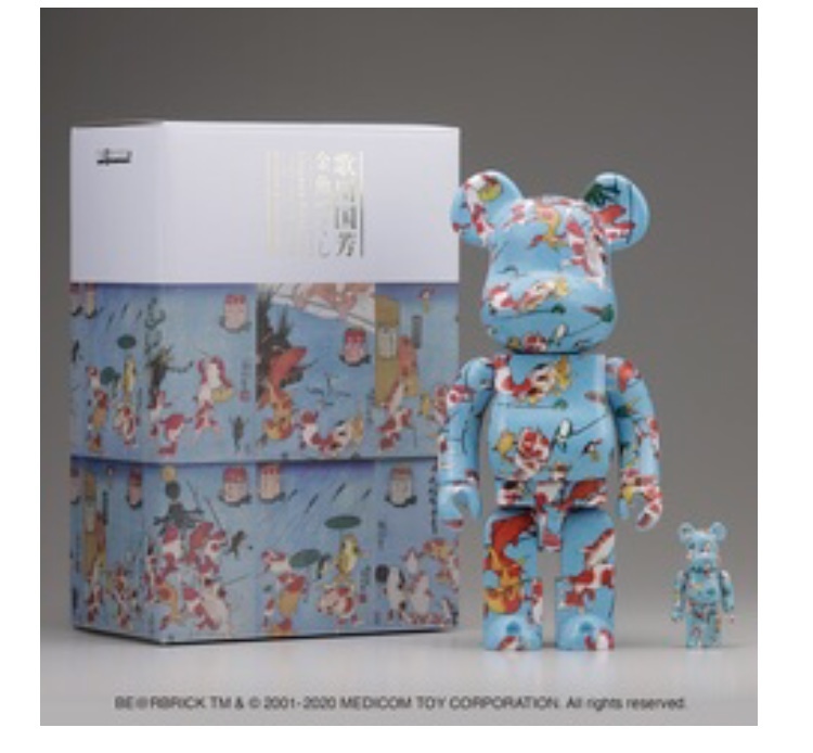 BE@RBRICK 歌川国芳「金魚づくし」100% ＆ 400% ベアブリック 【公式通販】