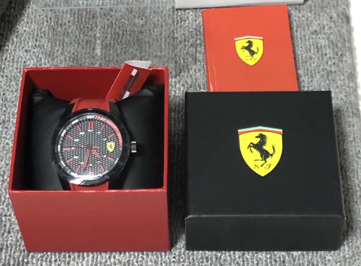 最安値，格安】 Ferrari フェラーリ クォーツ 腕時計 SF.27.1.47.0252