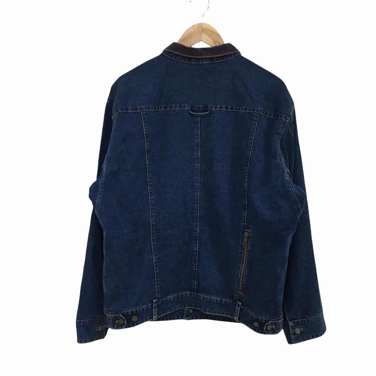 H347 人気 Papas パパス 長袖 デニムジャケット ジャケット Gジャン 