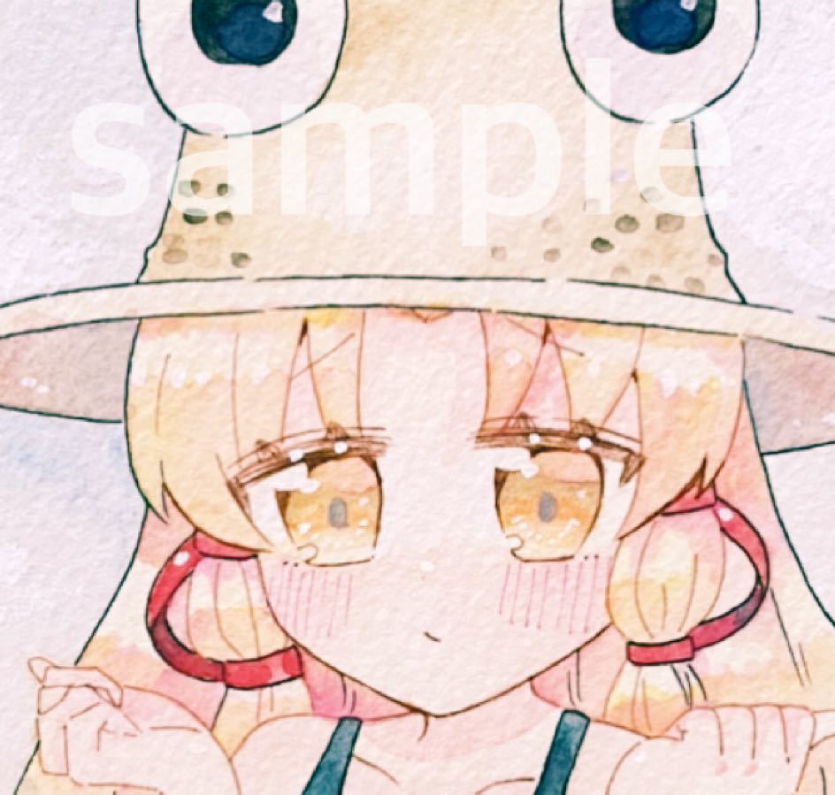 手描きイラスト 同人 東方project 洩矢諏訪子 水彩イラスト スク水 水着 夏 手描きイラスト 売買されたオークション情報 Yahooの商品情報をアーカイブ公開 オークファン Aucfan Com