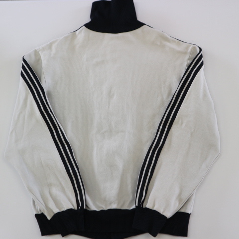70s 80s adidas デサント製 西ドイツ トラックジャケット 4 グレー ブラック ジャージ アディダス パーカー DESCENTE レア ヴィンテージ adidas(アディダス) トラックジャケット &frasl; 70s-80s&frasl;西ドイツタグ&frasl;デサント製&frasl;トラック 80\u0027s 70s&frasl;デサント製&frasl;西ドイツ&frasl;トラックジャケット