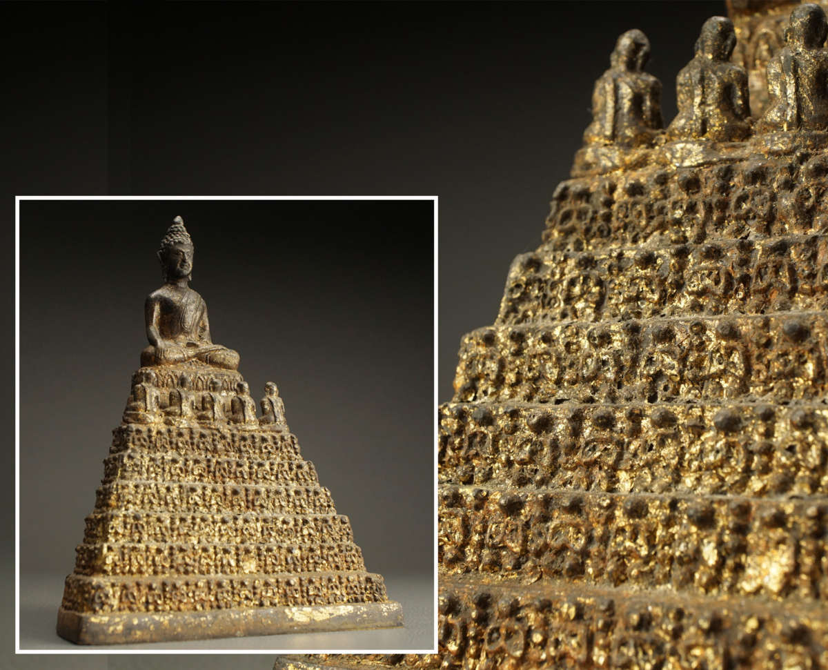 仏像 仏教美術 - Yahoo!オークション 時代物 中国古美術 描金 純銅製