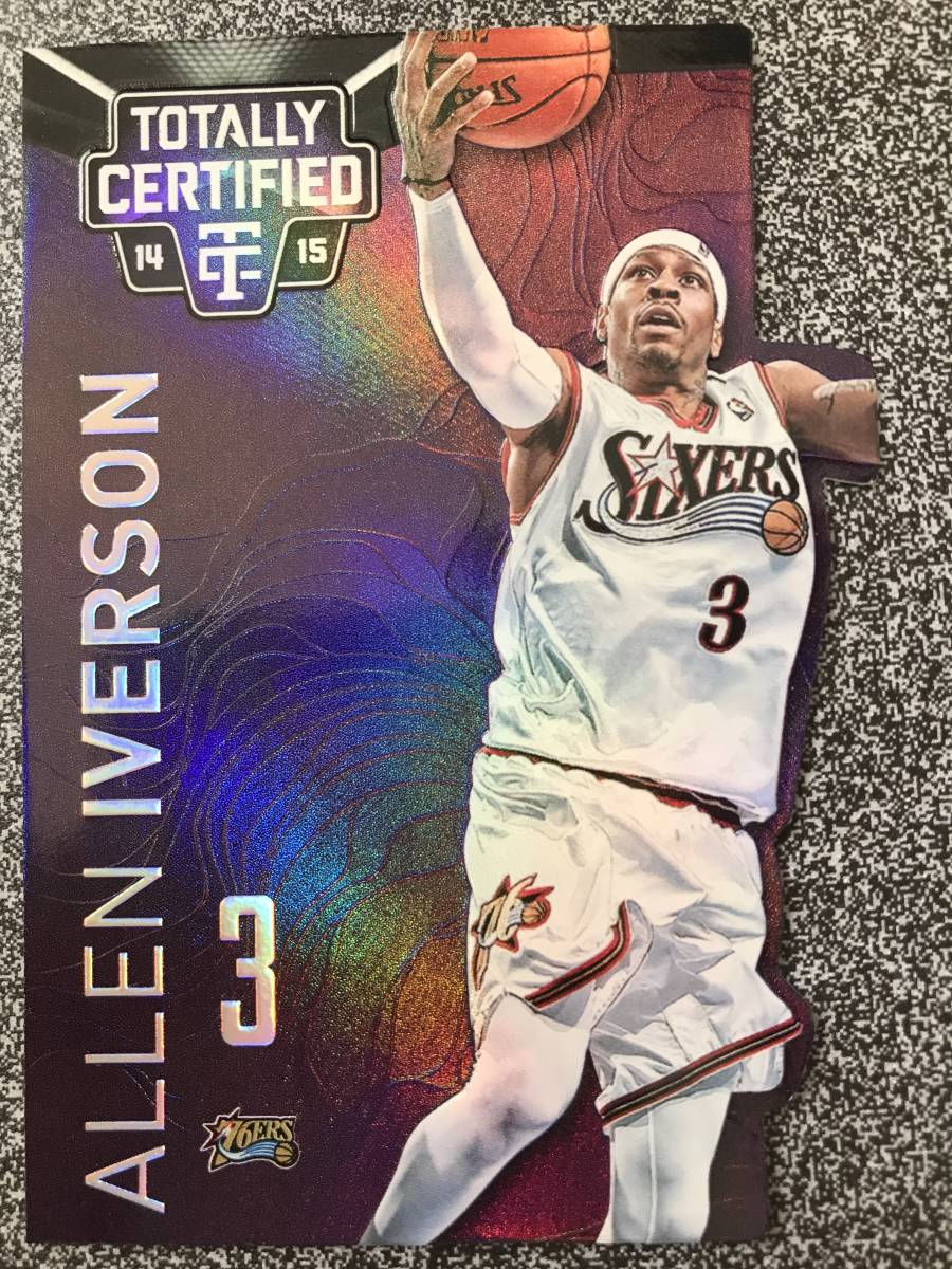 25枚限定!! 2014-15 Totally Certified Allen Iverson アイバーソン