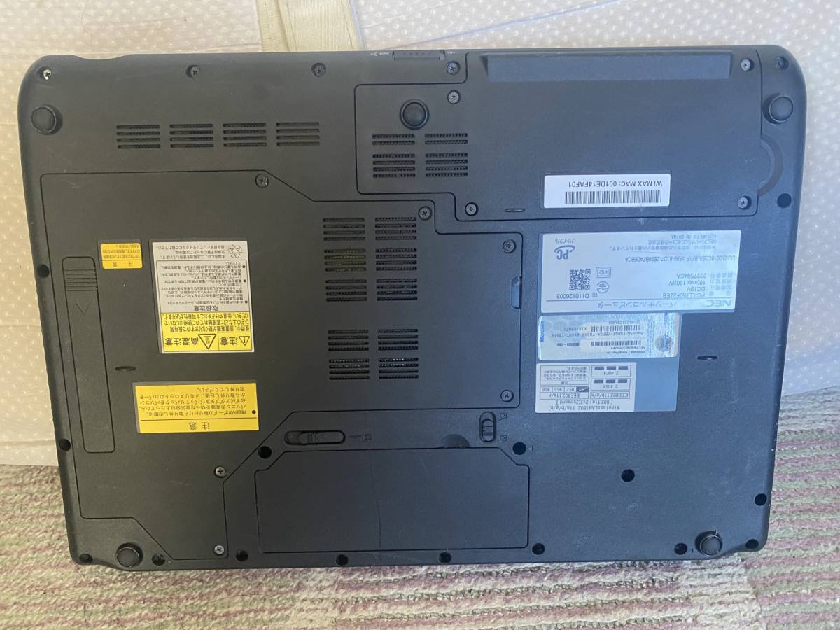 ⑥ NEC PC-LL750F （4/26出品終了） NEC PC-LL750F23EB LaVie LL750/F Core i7-2670QM 2.20GHz 8GB BD