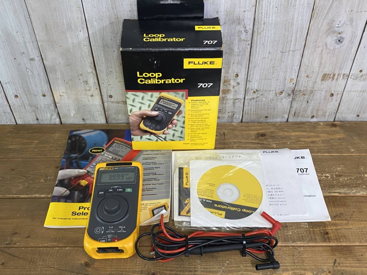 人気定番，100%新品 WH-0239 FLUKE フルーク Loop Calibrator ループキャリブレーター 707 箱 付属品あり(電気計測器)｜売買されたオークション情報、yahooの商品情報をアーカイブ公開 - オークファン 電気計測器