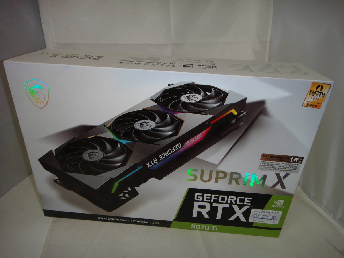 MSI GeForce RTX 3070 Ti SUPRIM X 8G 0 Ti RTX エムエスアイ RTX™ eBay