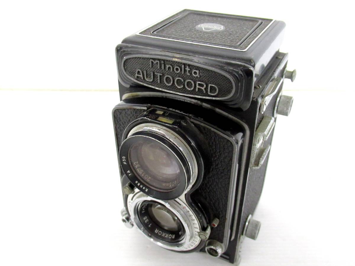 Autocord Minolta Camera Vintage TLR 75mm Film 1:3.2 the - Lens L 