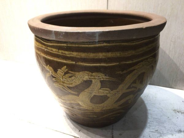 得価，新作登場 方赫山 作 高麗青磁（写）花模様 壷（共箱）茶道具