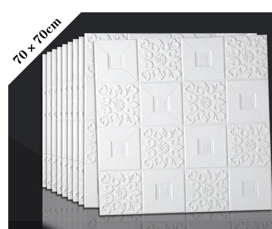 新版 特売 希少新品 高級壁紙 50枚セット 子供部屋 3d立体レンガ模様壁紙 背景壁 カビ防止 汚れ防止 防水 70cm 70cm Diy 壁紙 クロス Labelians Fr