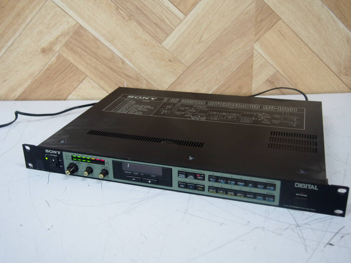 ☆SONY ソニー MU-R201 デジタルリバーブ 2ch REVERBERATOR Yahoo