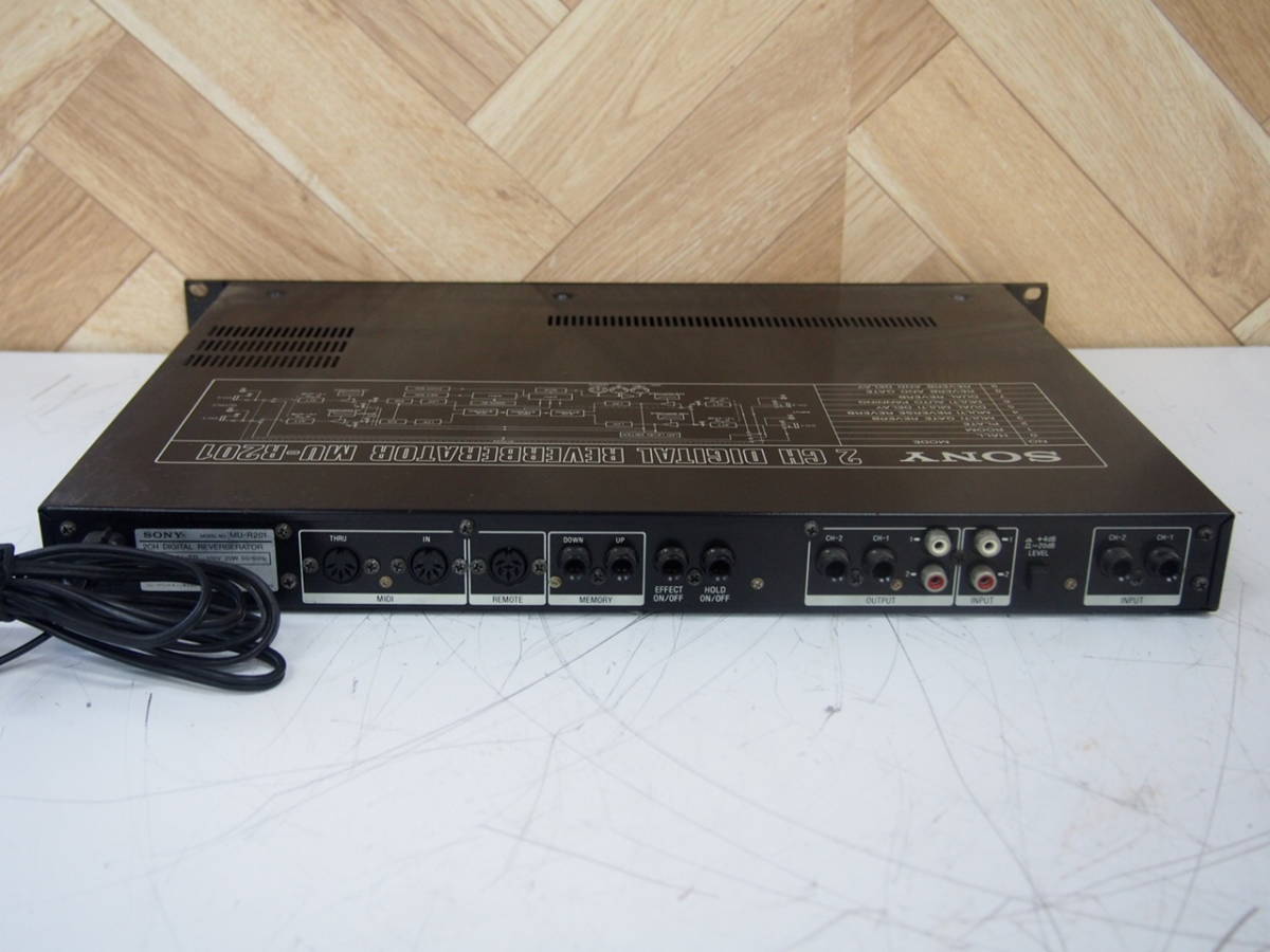 ☆SONY ソニー MU-R201 デジタルリバーブ 2ch REVERBERATOR Yahoo