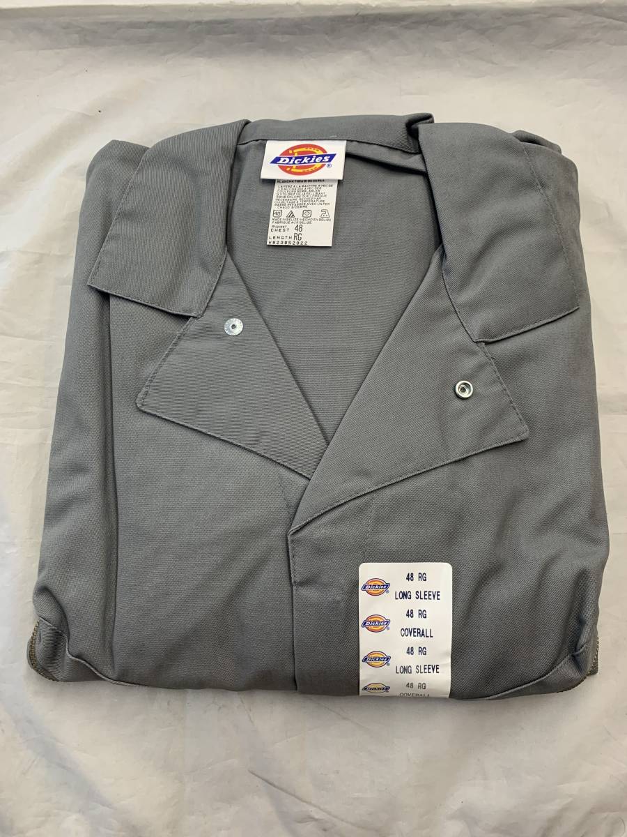  長期在庫処分品 Dickies ディッキーズ 長袖 つなぎ ４８ グレー 灰色(つなぎ、オーバーオール)｜売買されたオークション情報、yahooの商品情報をアーカイブ公開 - オークファン つなぎ、オーバーオール