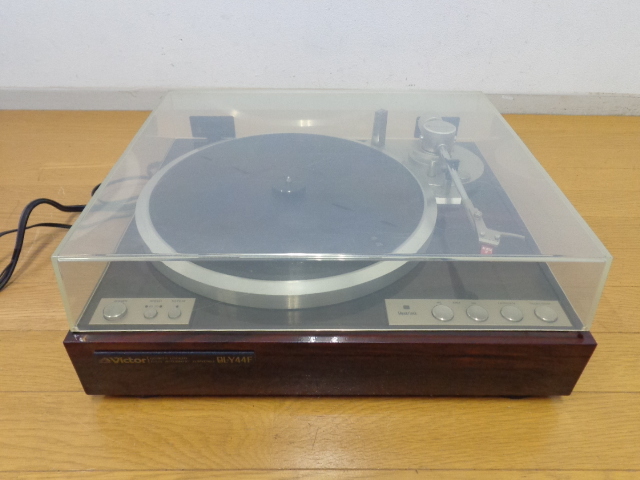 ★ビクター　QL-Y44F フルオート レコードプレーヤー MC-100ⅡEBカートリッジ付　動作品★　
