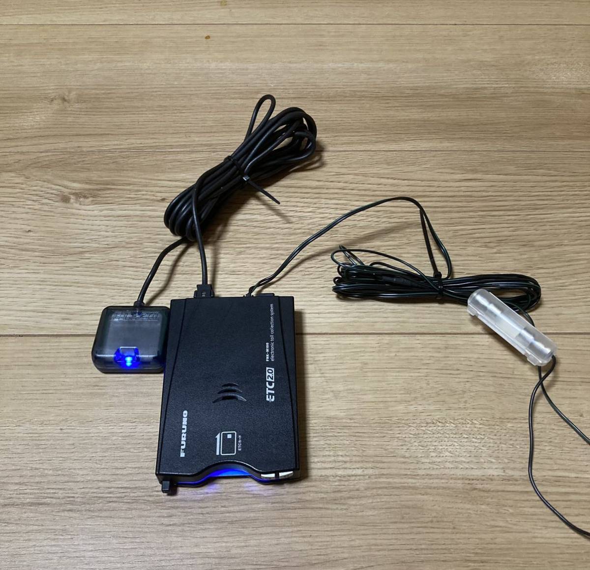 ETC2.0/ETC車載器/FNK-M100BV/動作確認済み/音声案内/アンテナ分離型