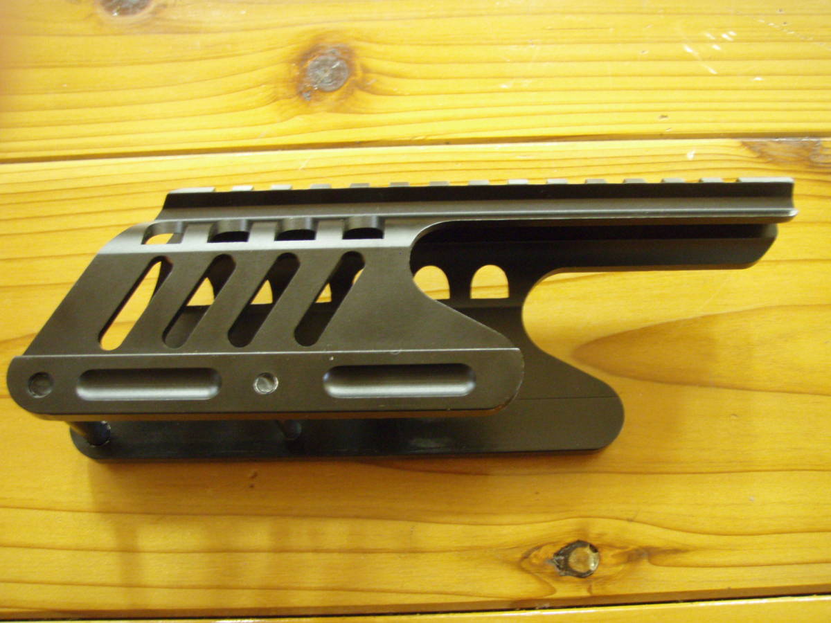 レミントンM870実銃用レイル付マウントベース PPS M870に使用可