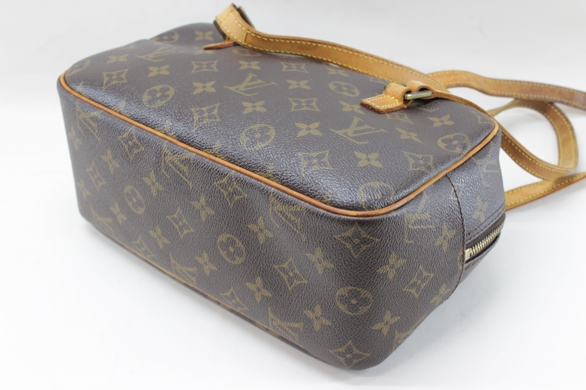 ジャンク LOUIS VUITTON モノグラム シテMM 外ポケット内装劣化[223501 