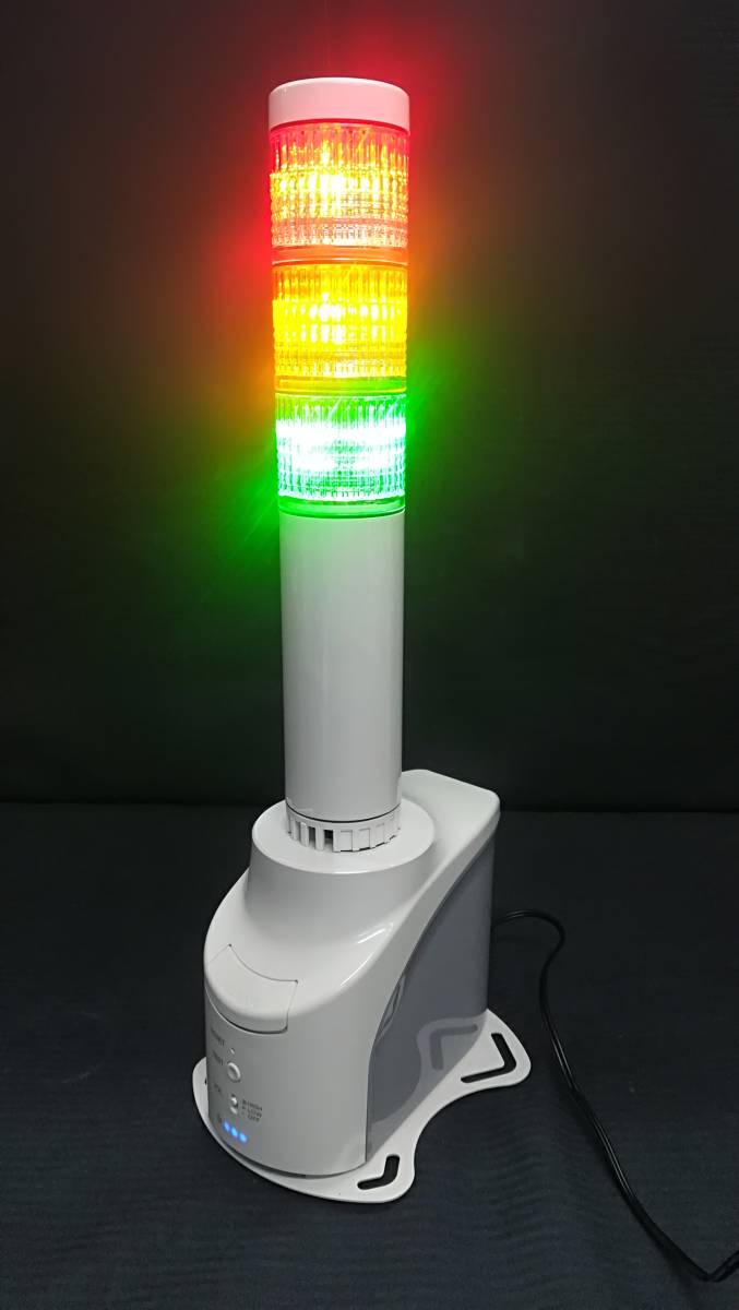 美品♪]PATLITE パトライト NHP-3FB1-RYG ネットワーク監視表示灯/動作