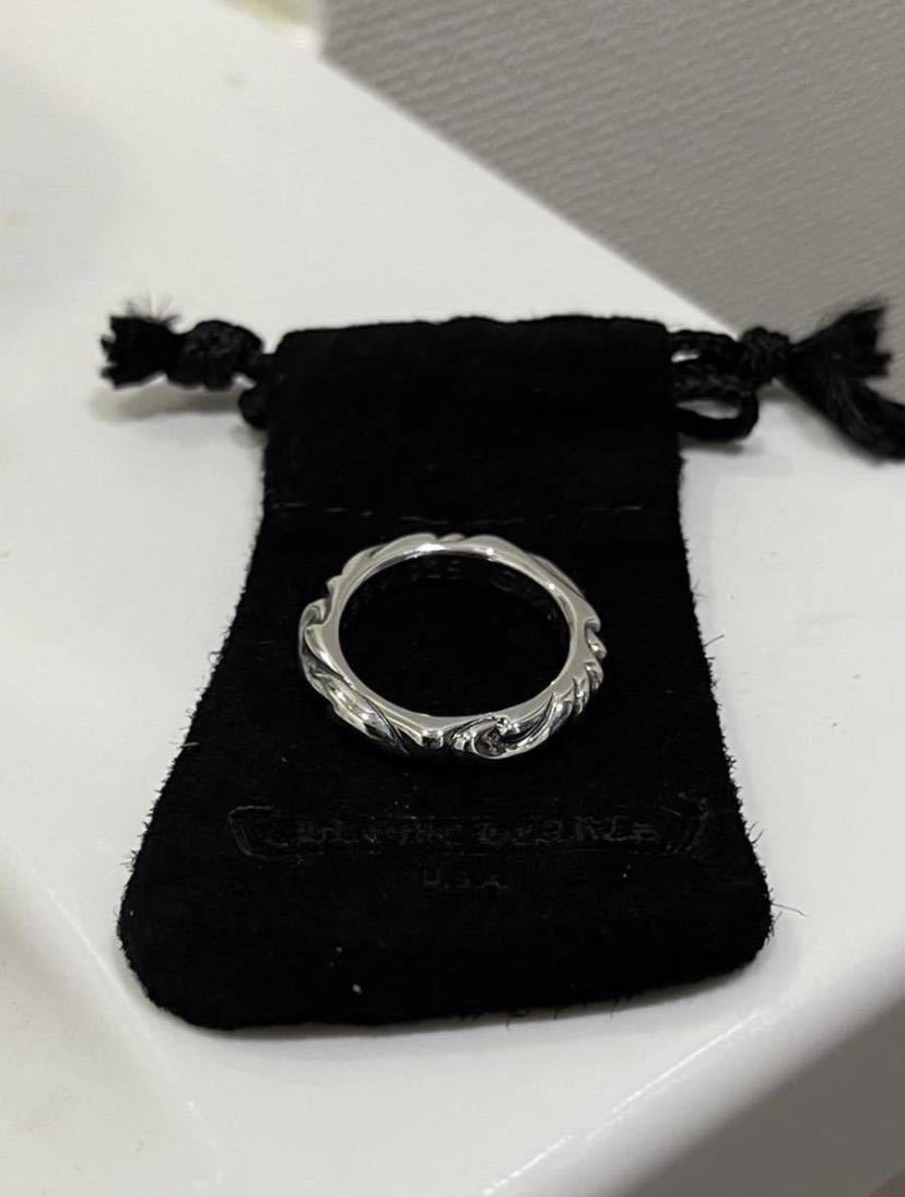 CHROME HEARTS クロムハーツ スクロールバンドリング　サイズ20.5号　美品