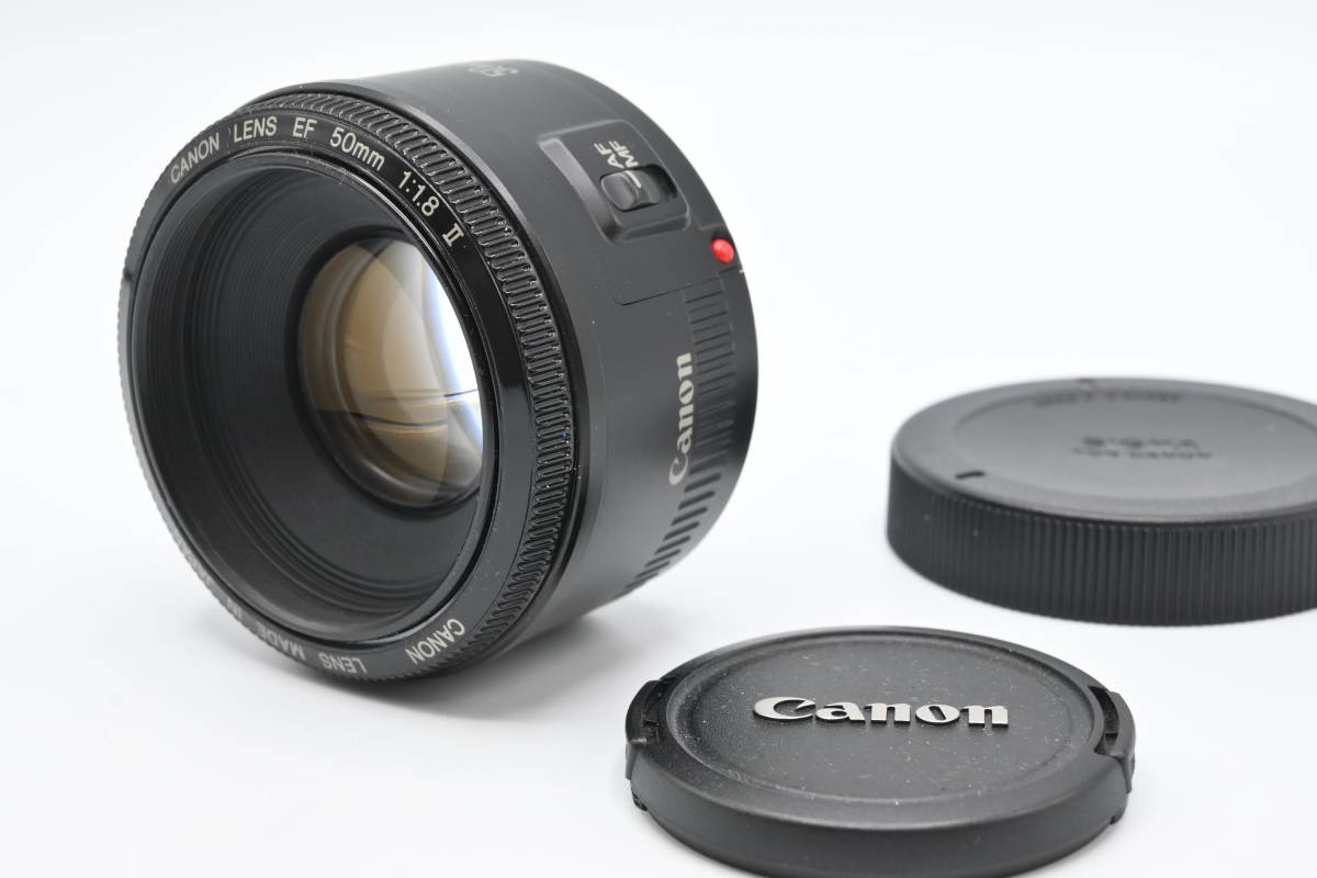 F1.8 EF50mm II Canon 50mm キヤノン - EF 単焦点レンズ ef ii」の落札相場