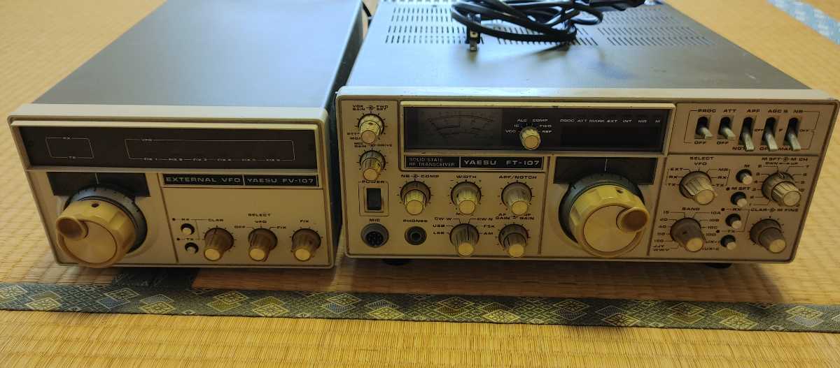 Yahoo!オークション 「yaesu YAESU アマチュア無線機 FT-107（100W機