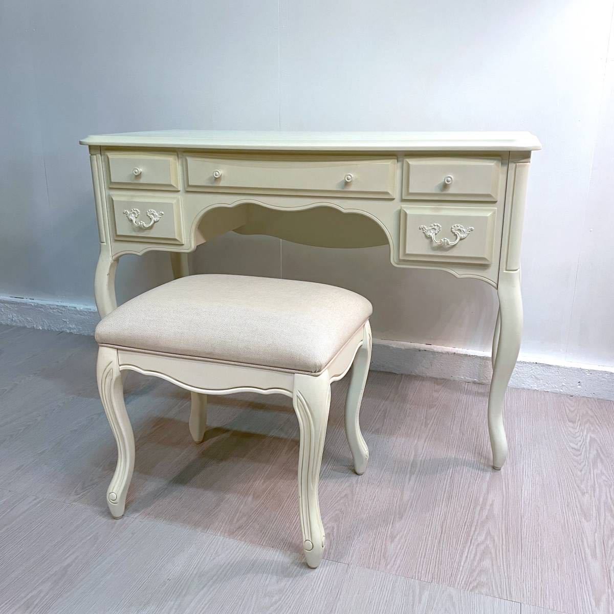 ローラアシュレイ LAURA ASHLEY ドレッサー スツール付 PROVANCALE