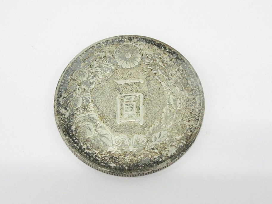01 20-428600-06 [S] 明治27年 一圓銀貨 一円銀貨 重量約26.87g 日本