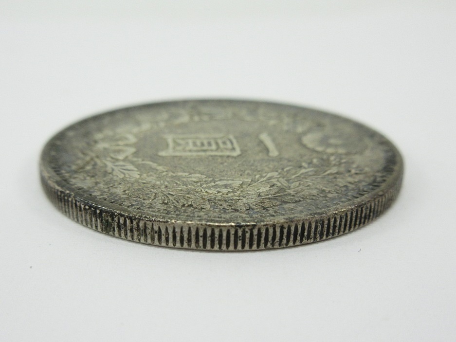 01 20-428600-06 [S] 明治27年 一圓銀貨 一円銀貨 重量約26.87g 日本