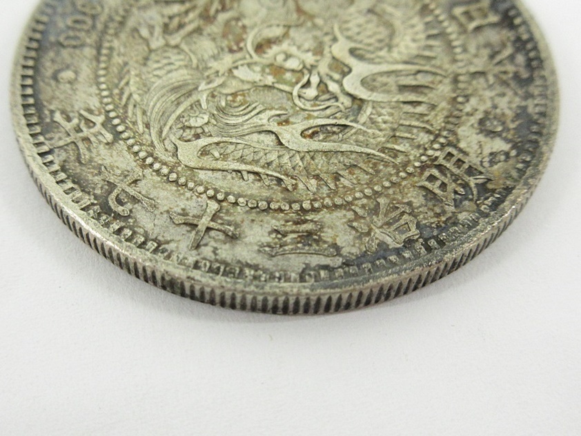 01 20-428600-06 [S] 明治27年 一圓銀貨 一円銀貨 重量約26.87g 日本