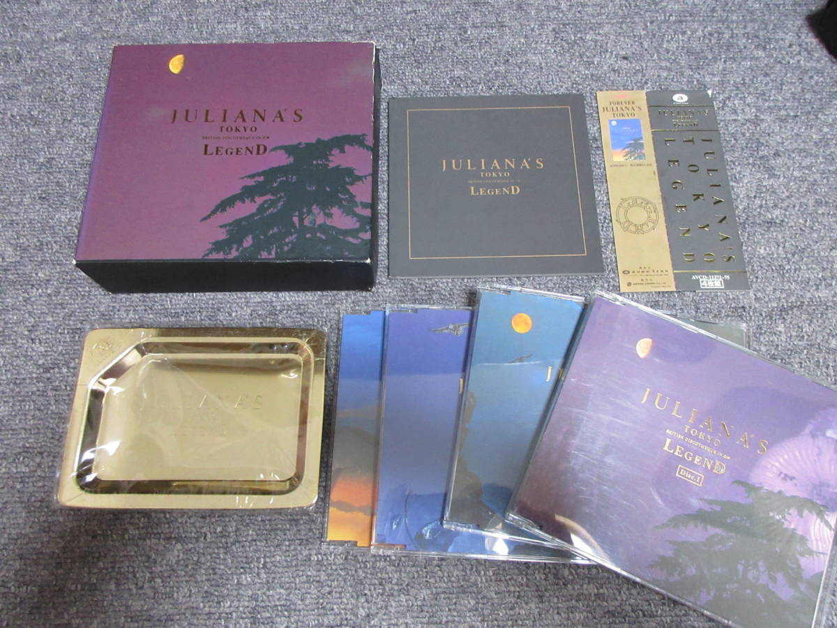 JULIANA'S TOKYO ジュリアナTOKYO CD4枚組 ⁄トレイ付き Club Legend