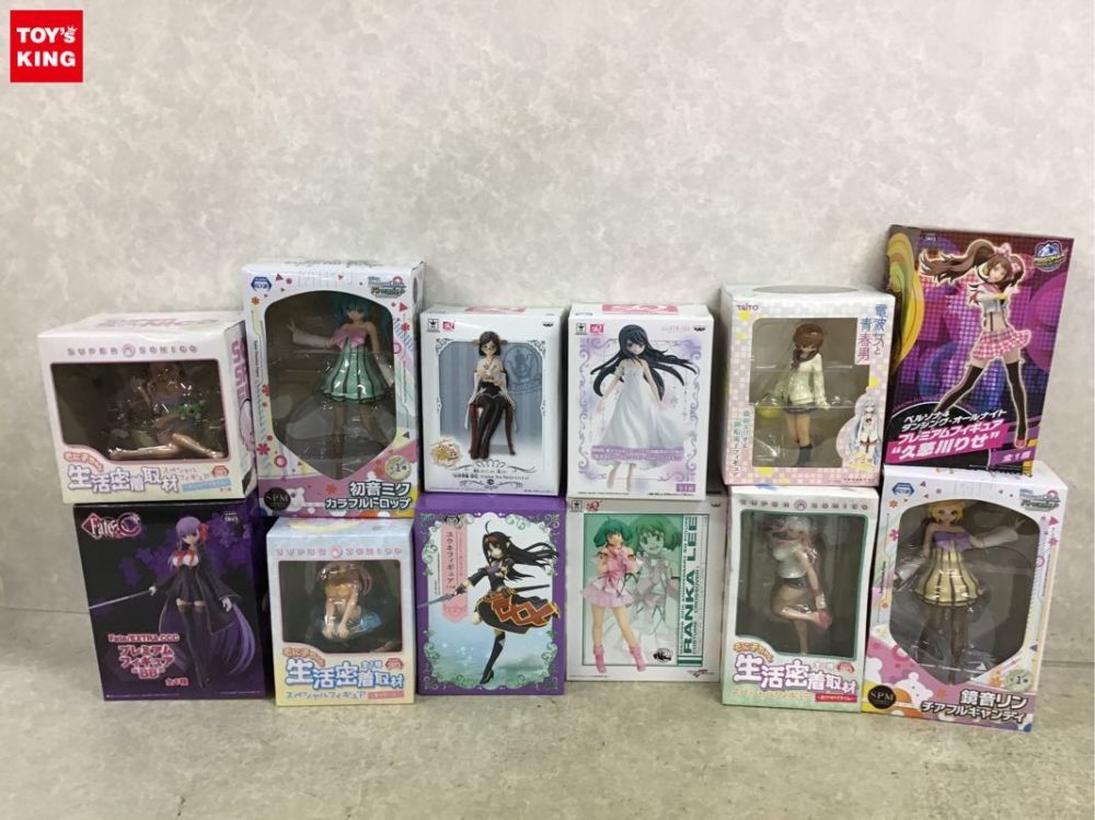 1円～ 同梱不可 ジャンク SQフィギュア等 Fate、すーぱーそに子、魔法少女まどか☆マギカ、マクロスF、ペルソナ他
