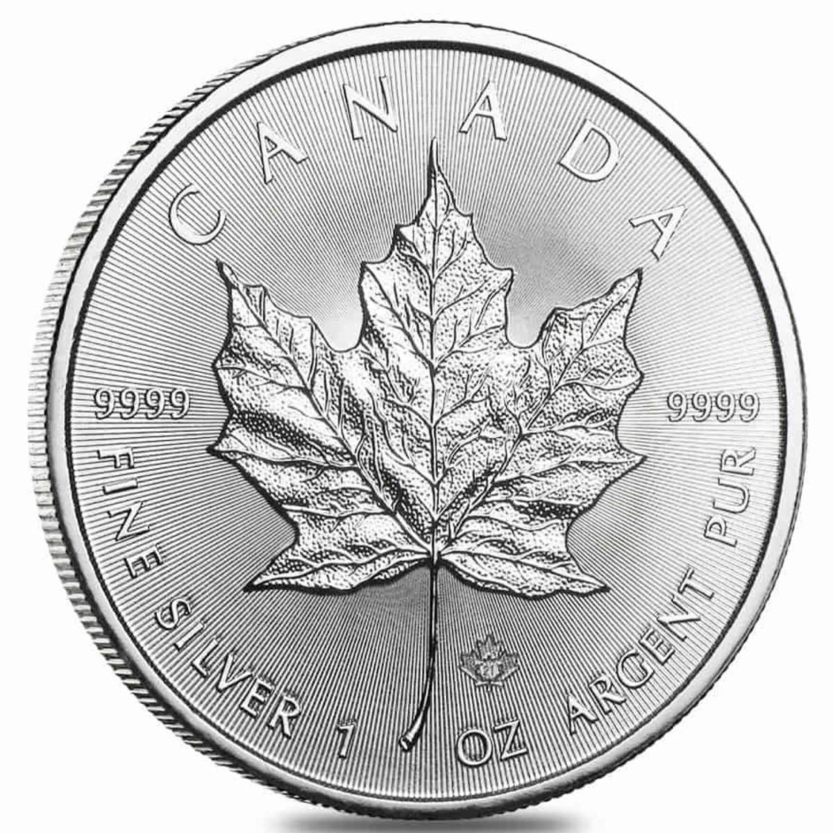 2021年 (新品) カナダ「メイプルリーフ」純銀 1オンス 銀貨 新品 カナダ メイプル 銀貨 2021年 1oz 純銀 31.1g カナダ王室造幣局
