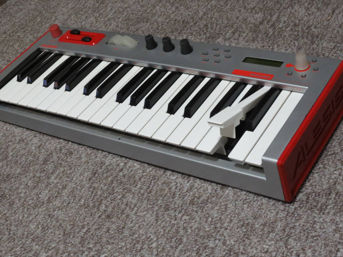 希少シンセサイザー『ALESIS micron』 音出し確認済・JUNK Alesis
