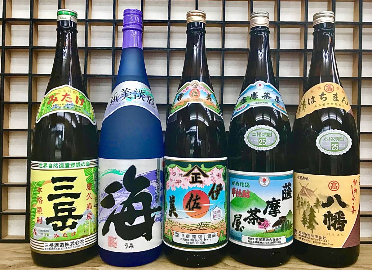 プレミアム焼酎セット 三岳 伊佐美 薩摩茶屋 各1800ml×3 6本組 芋焼酎