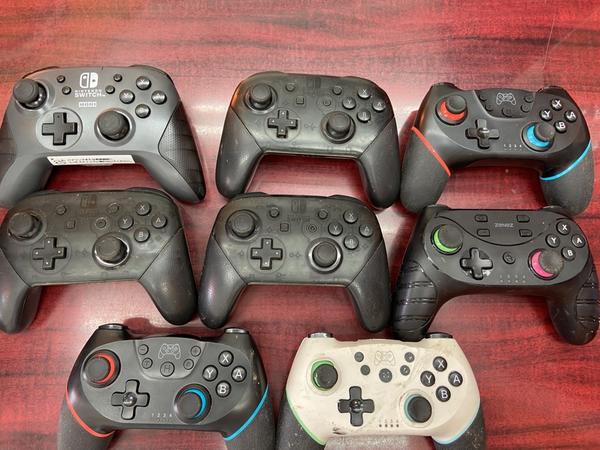 最安値，100%新品動作未確認ジャンク7台 任天堂 Nintendo Switch Pro HAC-013 3台/HORI NSW-175/ 他3台 すべて通電〇(ニンテンドースイッチアクセサリー)｜売買されたオークション情報、yahooの商品情報をアーカイブ公開 - ニンテンドースイッチアクセサリー