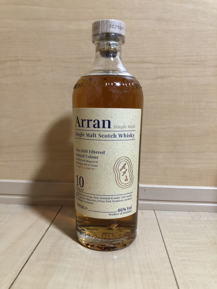 アラン シングルモルト 10年 Arran 700ml 46% スコッチウイスキー