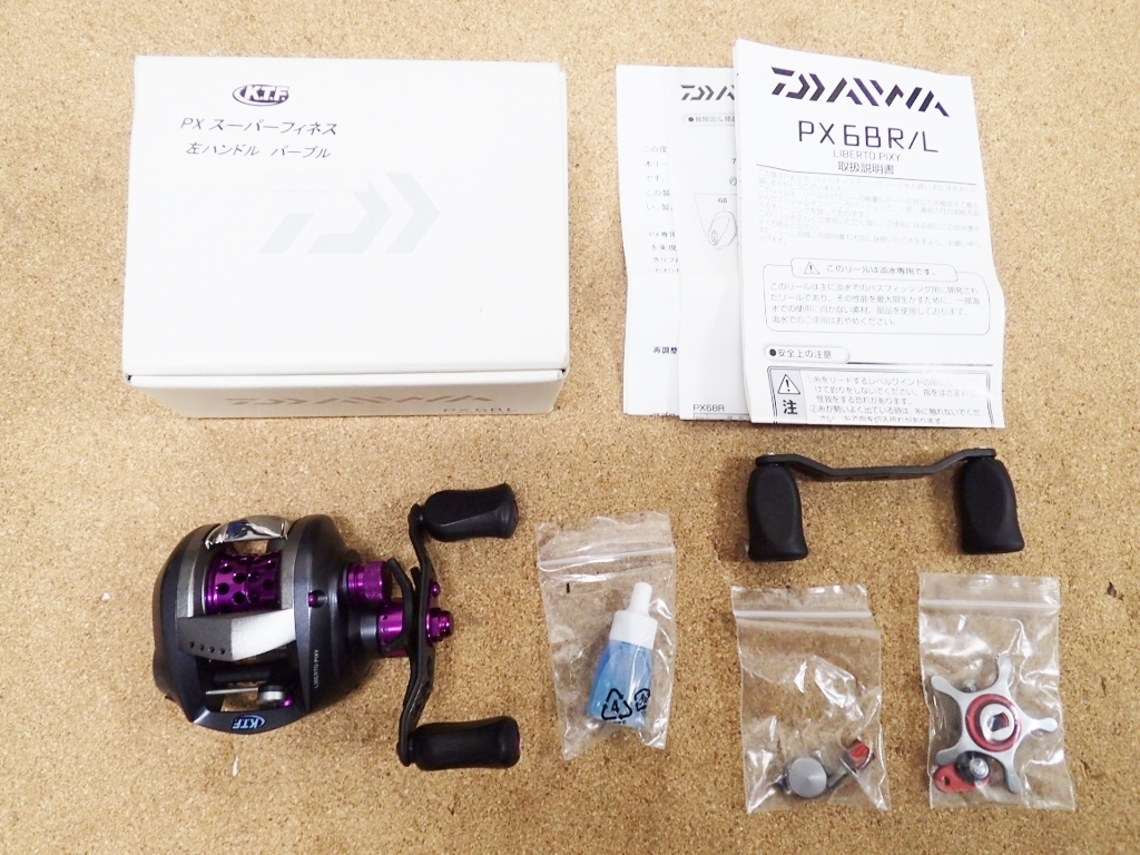 KTF PX スーパーフィネス 左ハンドル PX68L レッド 中古 Daiwa ダイワ