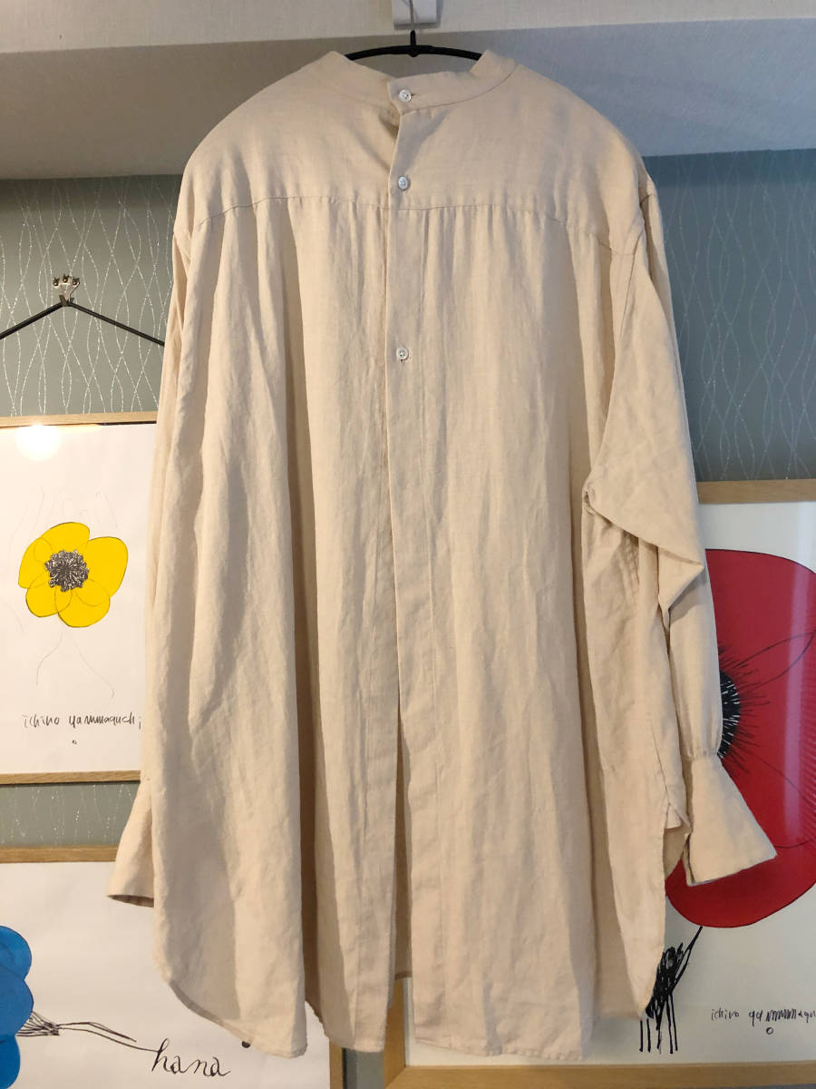 ☆IENA LA BOUCLE【麻ブロード ボザムシャツ美品】イエナラブークル 