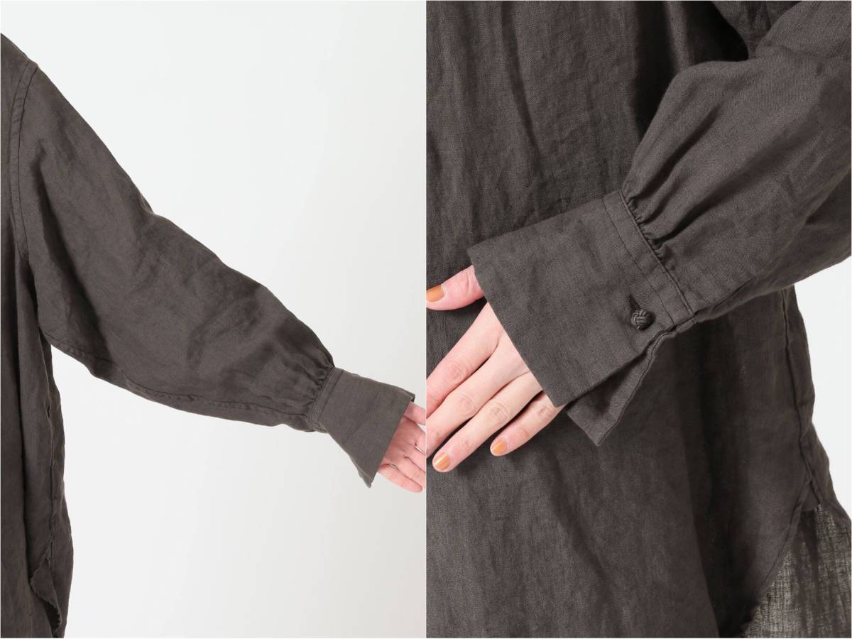☆IENA LA BOUCLE【麻ブロード ボザムシャツ美品】イエナラブークル 